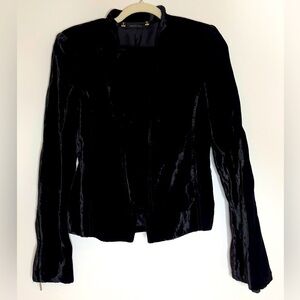 Gucci x Tom Ford Black Velvet Jacket size XS